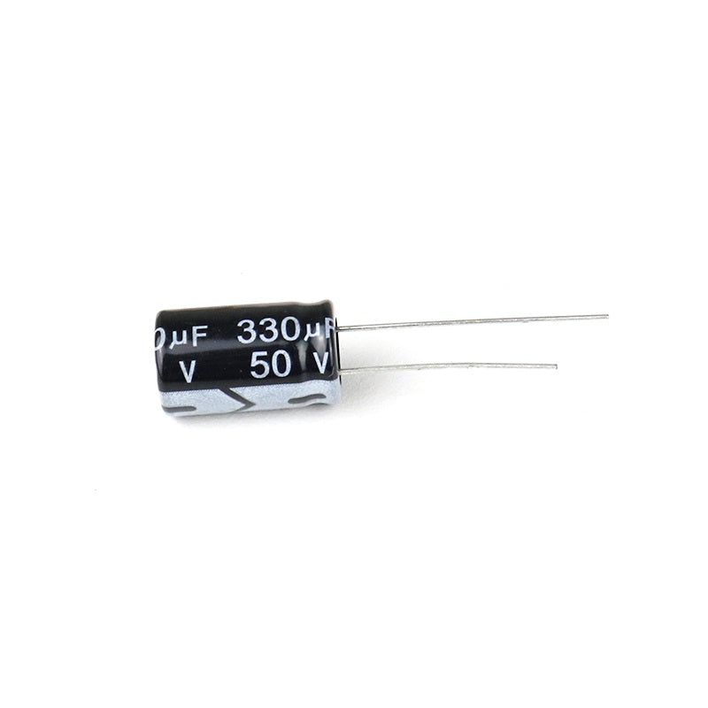 330uf 50V Through Hole 10×17 Electrolytic Capacitor (Pack of 500) - The Tech Depot