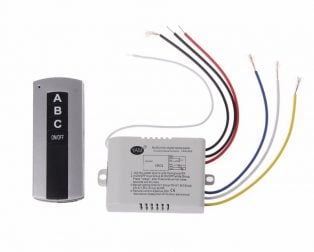 3 Channel RF Wireless ON/OFF Smart Switch with RF Remote Control