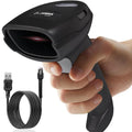 Zebra DS1001 handheld 1D and 2D USB barcode scanner with cable