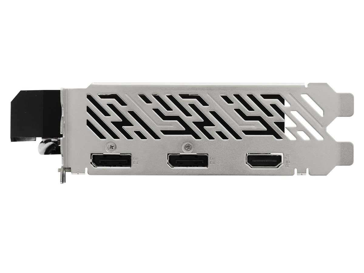 ASRock AMD Radeon RX 9060 XT Challenger 16GB OC GDDR6 Graphics Card - I/O bracket and ports