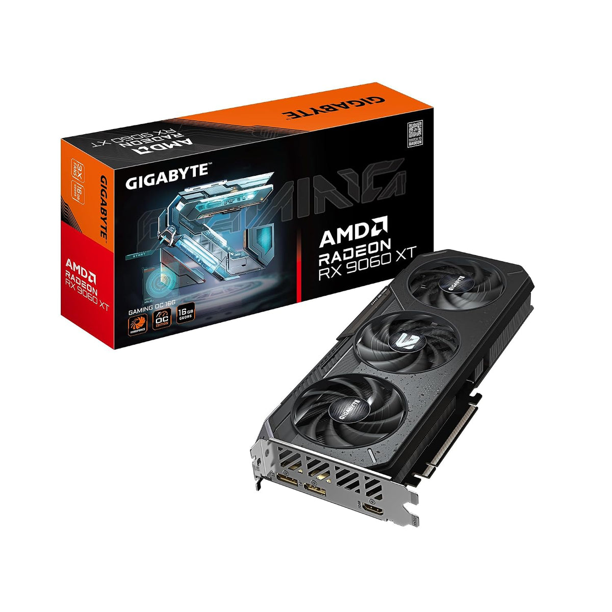 Gigabyte Radeon RX 9060 XT Gaming OC 16G GDDR6 Graphics Card - retail box