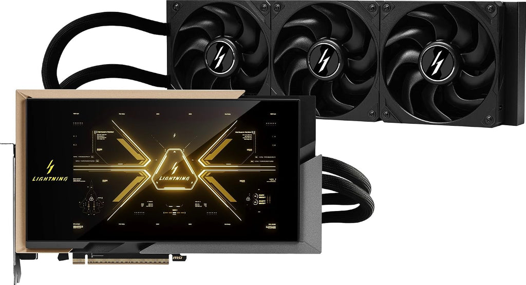 MSI GeForce RTX 5090 32G Lightning Z GDDR7 Graphics Card - front view