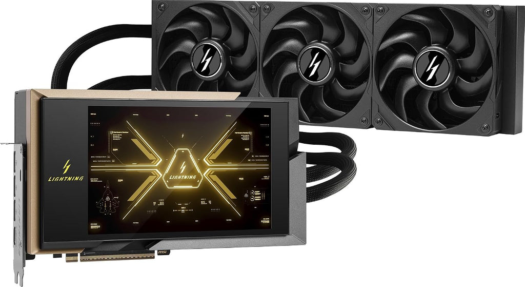 MSI GeForce RTX 5090 32G Lightning Z GDDR7 Graphics Card - side view