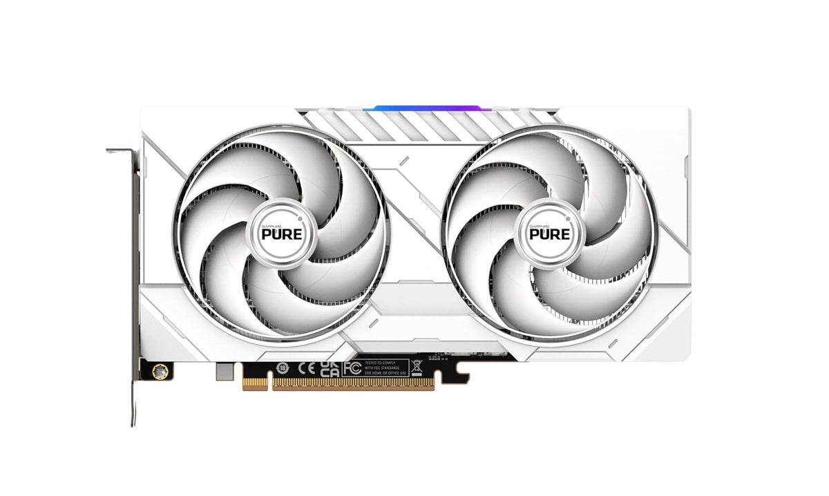 Sapphire Pure AMD Radeon RX 9060 XT Gaming OC 16GB GDDR6 Graphics Card - front view