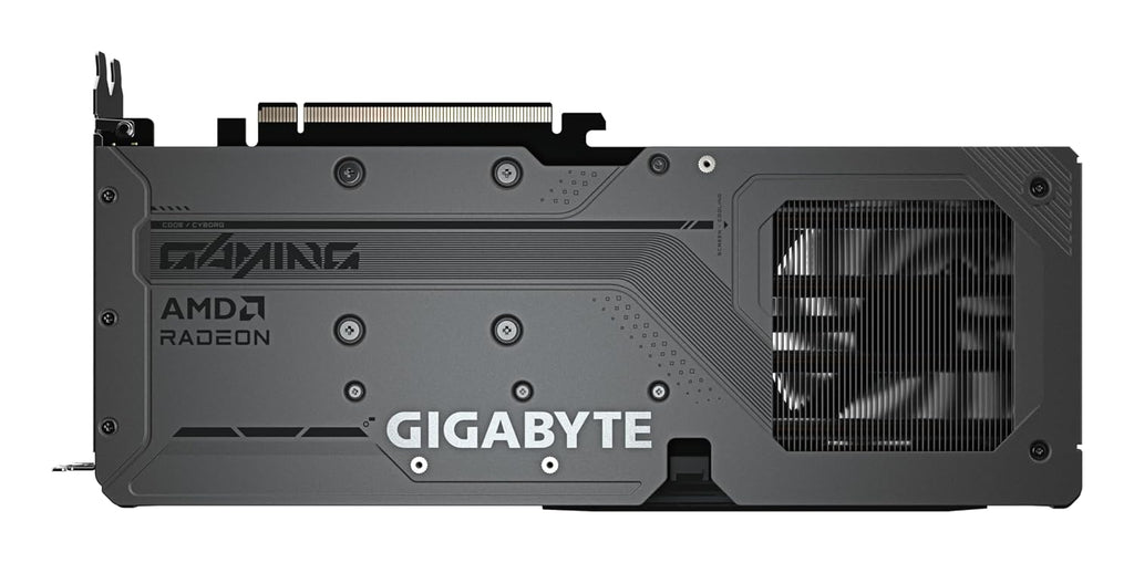 Gigabyte Radeon RX 9060 XT Gaming 16G GDDR6 Graphics Card - back and backplate