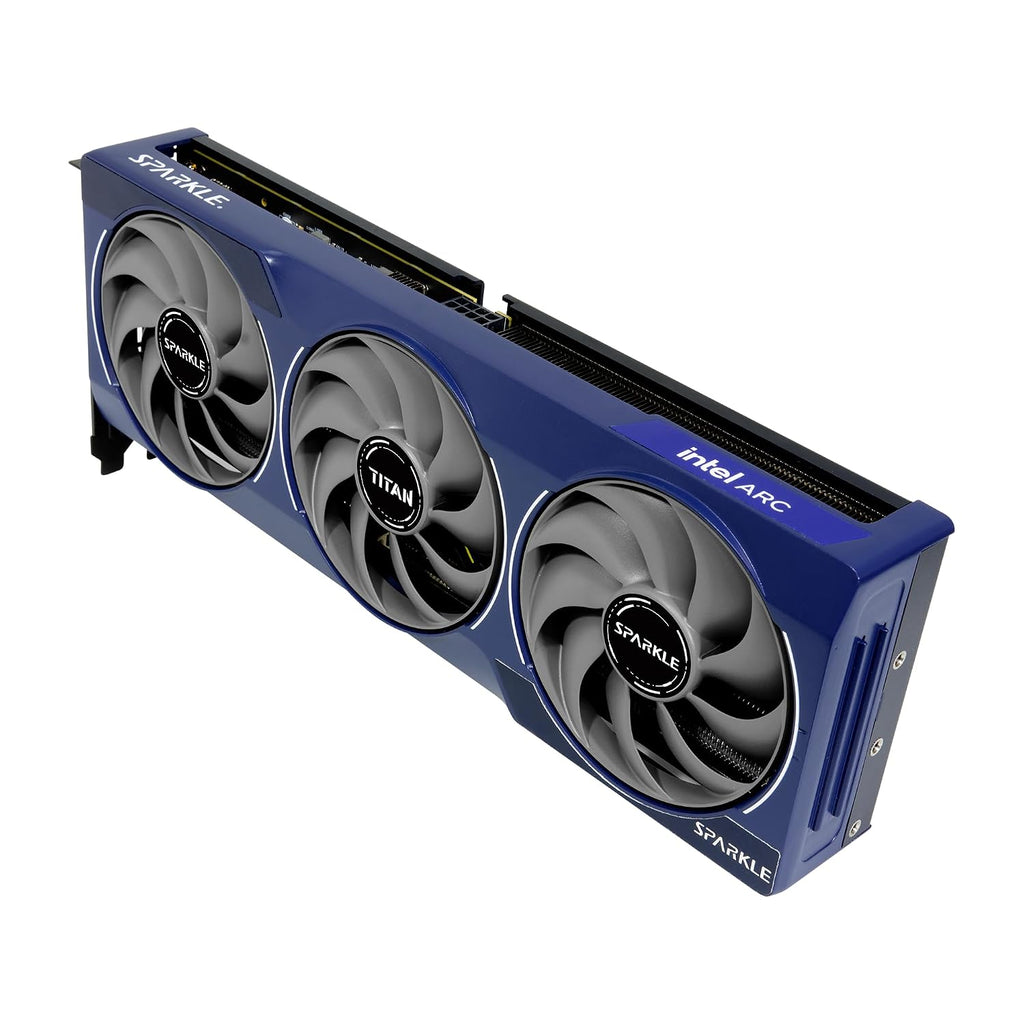 Sparkle Intel Arc B580 Titan OC 12GB GDDR6 Graphics Card - side angle