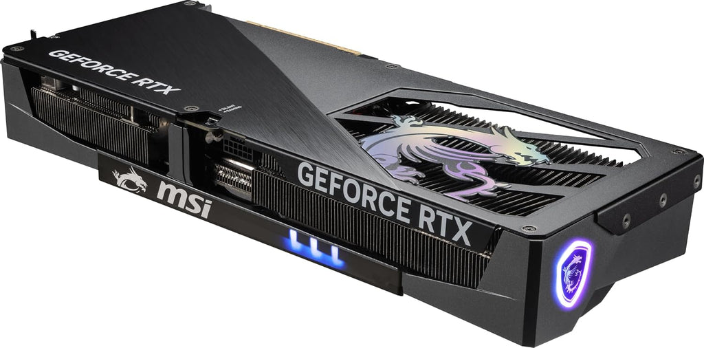 MSI GeForce RTX 5080 16G Gaming Trio OC GDDR7 Graphics Card - rear angle