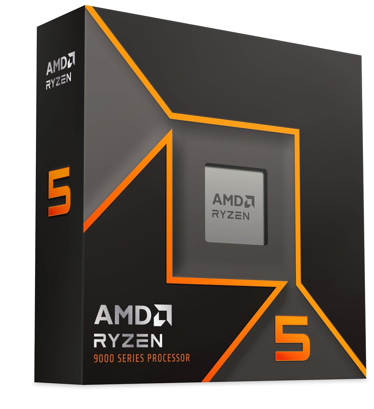 AMD Ryzen 5 9600X Desktop Processor - retail box side angle