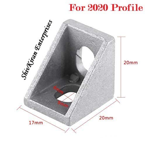 Aluminium Profile Angle Bracket L Joint Corner 2020