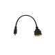 Mini HDMI to VGA Cable - 19CM