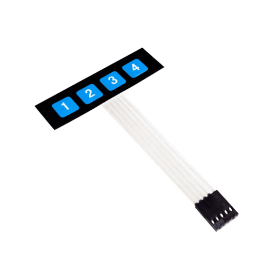 1 x 4 Membrane Keypad