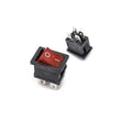 6A 250V SPDT ON-OFF Rocker Switch with Light - The Tech Depot