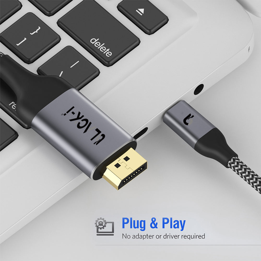 Black-i USB-C to Display Port 4k Cable