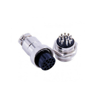 15 Pin GX20 Male Female Panel Mount Aviation Connector Plug