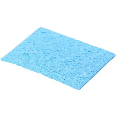Soldering Iron Tip Cleaning Blue Rectangle  Sponge  3.5cm x 5cm