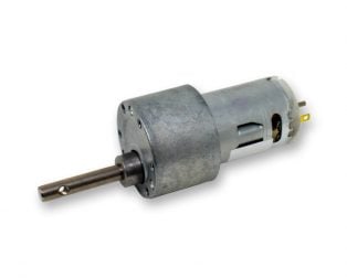 Orange 12V 600 RPM Johnson Geared DC Motor – Grade A Quality- Encoder Compatible - The Tech Depot