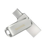SanDisk Ultra Dual Drive Luxe USB Type C ( Silver,128GB )