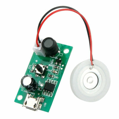 Ultrasonic Humidifier Power Circuit Board with Atomizing Chip 20mm, 5V