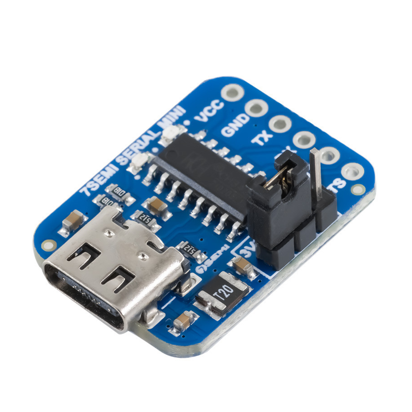 7Semi CH343 USB-C to UART Board High Speed 6Mbps Serial Module