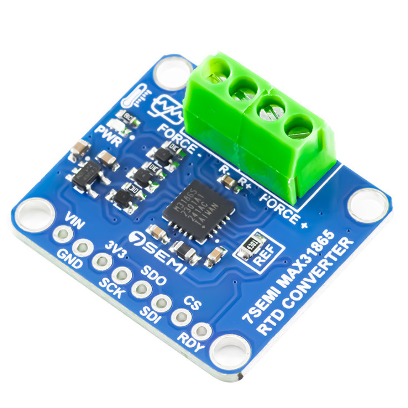 7Semi PT1000 RTD 2-Wire Temperature Sensor Breakout Board with Amplifier MAX31865