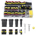 Assorted AMP Superseal Series Connectors Kit Waterproof 1 to 4 Pin 26pcs