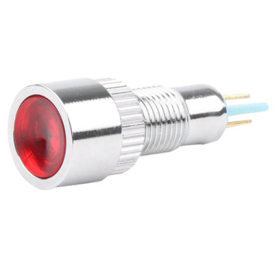 Indicator LED 8mm Waterproof Red Light Panel Mount - The Tech Depot
