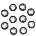 Rubber Hollow Car Wheel (10pcs)