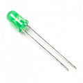 3mm Green LED with Diffused Lens