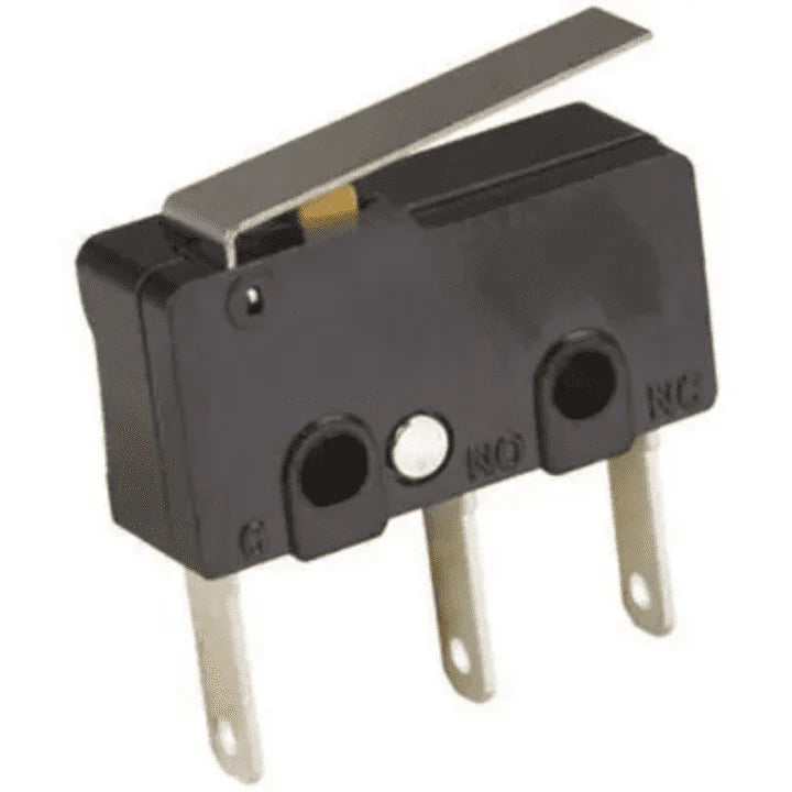 Arm Lever 28mm, 250V 5A SPDT 3-Pin Momentary Plastic Micro Limit Switch