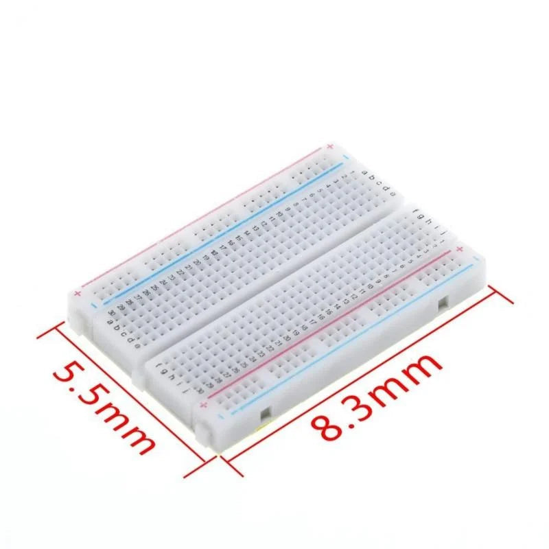 400 Tie Points Solderless Breadboard