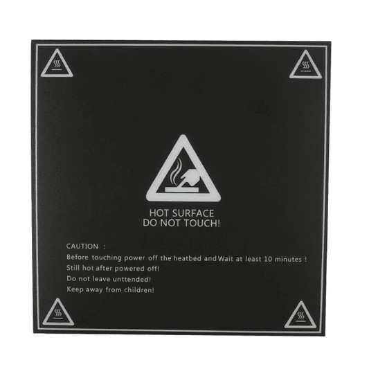214x214mm Heat Bed Sticker Build Plate Tape with Adhesive Backing for 3D Printer