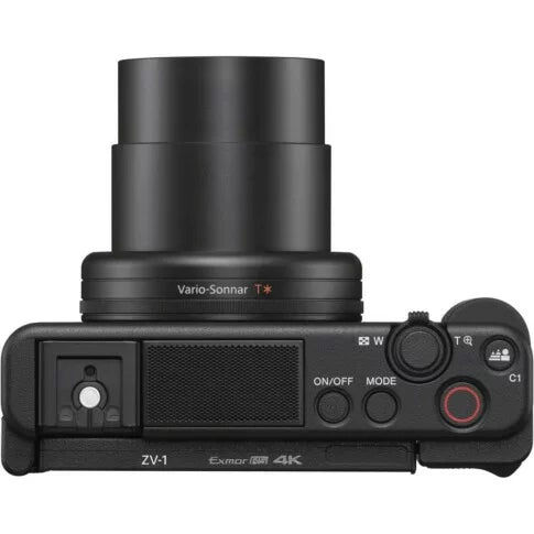 Sony ZV-1 Digital Camera (Black) with NP-BX1 Battery & 64 GB Memory Card – 2 Yrs Warranty