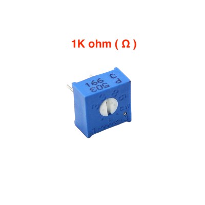 1K ohm ( ? ) single turn trimpot variable resistors 3386P-1-102LF