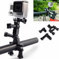 Action Pro Handlebar Grip Camera Mount  (Bike Handlebar Seatpost Clamp with Three-Way Adjustable Pivot Arm)