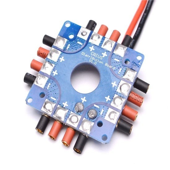 ESC Power Distribution Board Soldered XT60 Plug - The Tech Depot