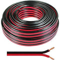 1 Meter – Audio Speaker Wires: 14/36 [0.5 Sq Mm] (100% Copper) [Red & Black – High Quality]