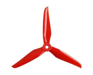 Foxeer DalProp Cyclone Triblade T5139.5 Propeller 2 Pair CW+CCW- Nostalgic Red