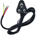 3 PIN Power Cord Cable 2M 6A