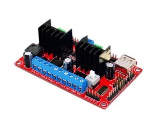 L298N V3 Four Dc Motor Driver