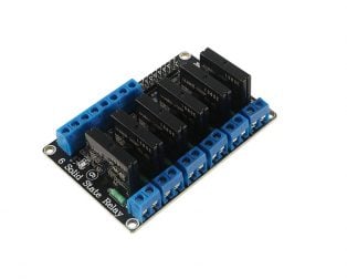 6 Channel 12V Relay Module Solid State High Level SSR DC Control 250V 2A with Resistive