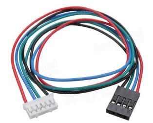 Pure Copper 720mm Cable with Connector for NEMA17 Stepper Motor