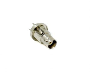 Straight BNC Jack Bulkhead PCB Mount