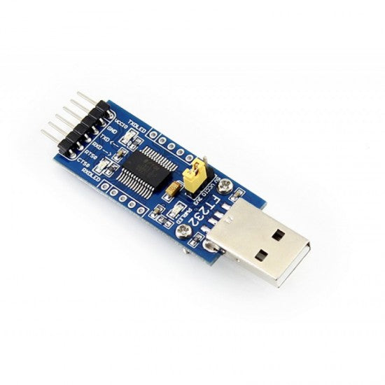 FT232 USB UART Board (Type A), USB To UART (TTL) Communication Module With USB Type A Connector