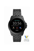 FOSSIL Mens 44 mm Gen 5E Full Color Display Dial Stainless Steel Digital Watch - FTW4056I