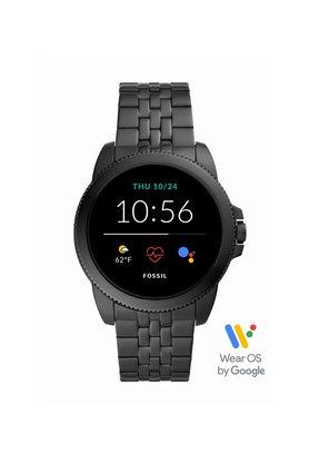 FOSSIL Mens 44 mm Gen 5E Full Color Display Dial Stainless Steel Digital Watch - FTW4056I