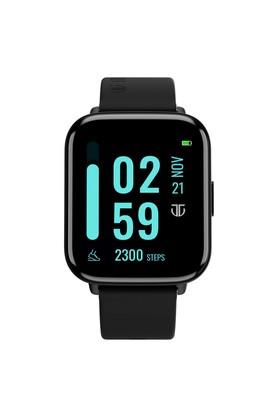 TITAN WEARABLES Mens Smart 2.0 Black Dial Silicone Smart Watch - 90155AP01