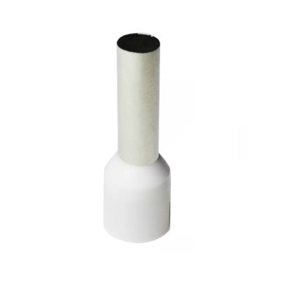 Insulated Bootlace Wire Crimp Ferrule End Terminal Lug-white-1 sqmm - The Tech Depot