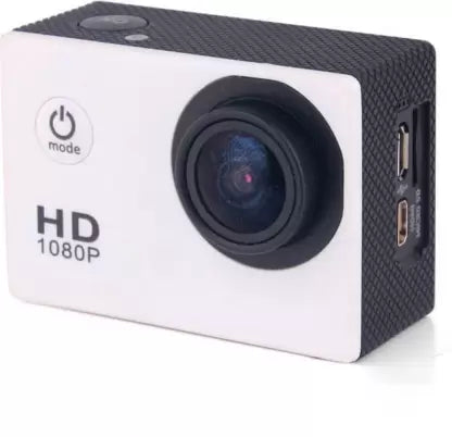 Garundropsy Action Shot HD Action Shot Full HD 12MP 1080P Black Helmet Sports Action Waterproof Camera Sports and Action Camera  (Black, 12 MP)