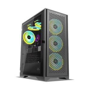 Ant Esports ICE-4000 ARGB Black Mid Tower Gaming Cabinet