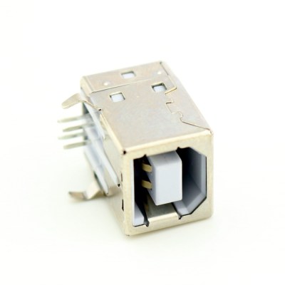 USB 2.0 Type B Female Jack 4 Pin 90 Degree PCB DIP Socket Connector